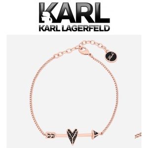 KARL LAGERFELD HEARTS AND ARROWS BRACELET